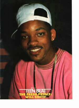 Will Smith pink shirt Teen Beat teen idol