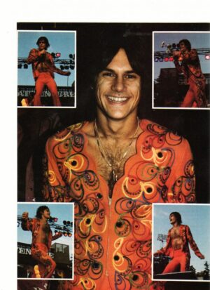 KC and the Sunshine Band teen magazine pinup clipping shirtless on stage 70's