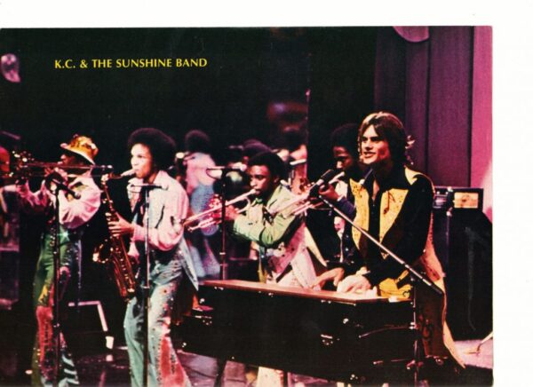 KC and the Sunshine band on stage
