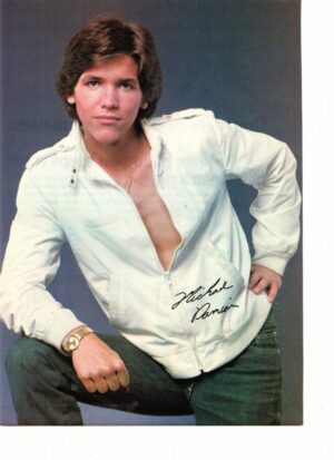 Michael Damian teen magazine pinup clipping 1970's open shirt The Facts of Life