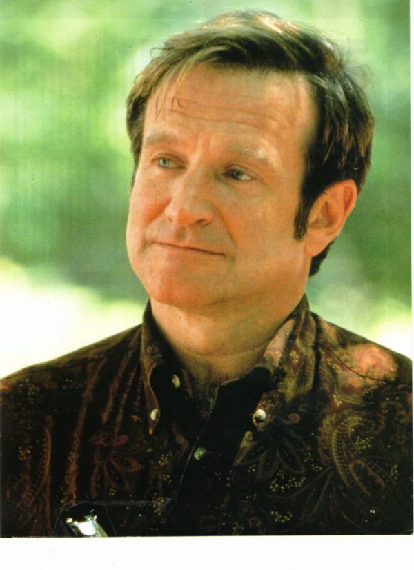 Robin Williams teen magazine pinup clipping Japan close up Mrs. Doubtfire