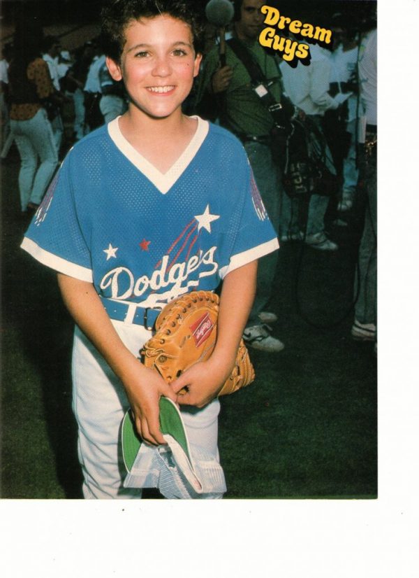 Fred Savage baseball uniform