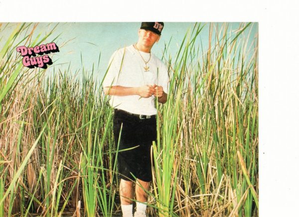 Donnie Wahlberg in the grass