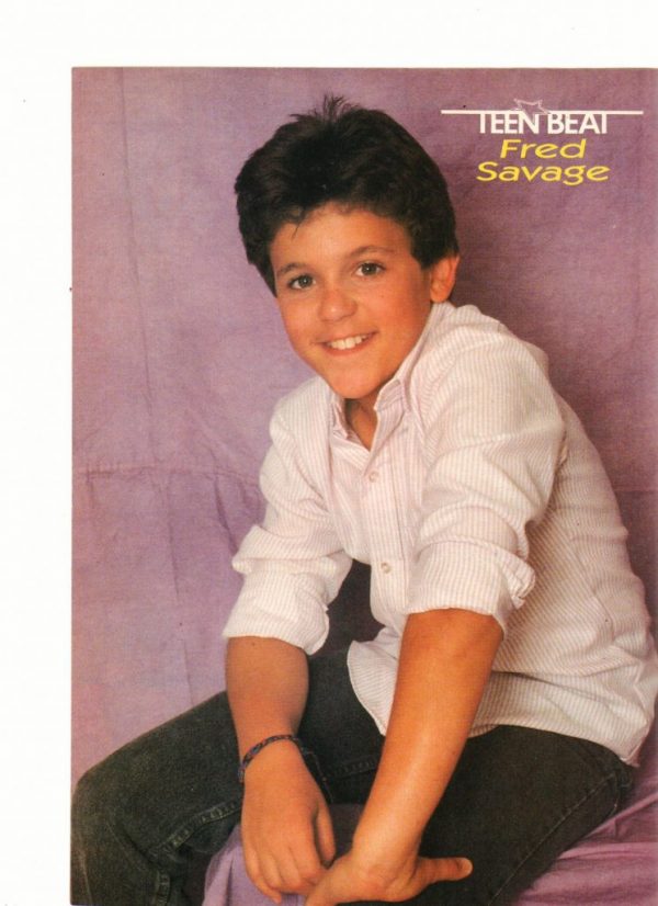 Fred Savage black jeans white dress shirt