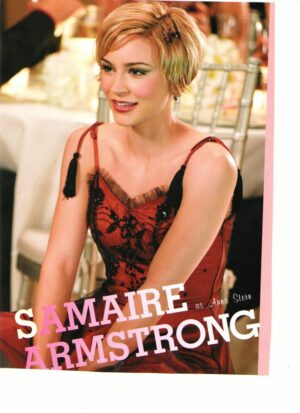Samaire Armstrong Adam Brody teen magazine pinup Japan The OC 2002