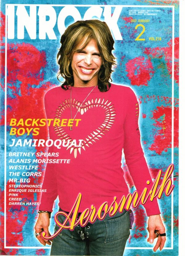 Aerosmith Steven Tyler teen magazine pinup Inrock magaizne cover only jeans