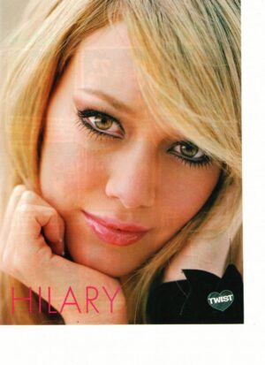 Hilary Duff close up Twist magazine