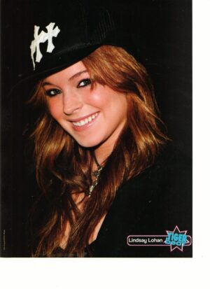 Lindsay Lohan black hat