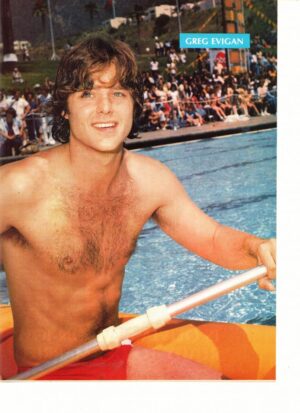 Greg Evigan shirtless pool