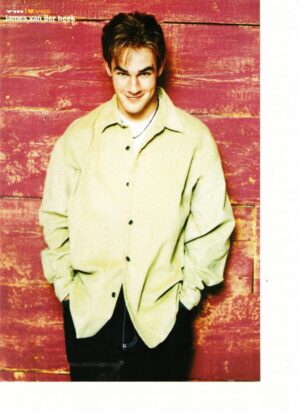 James Van Der Beek teen Jamie Kennedy magazine pinup clipping YM 2001