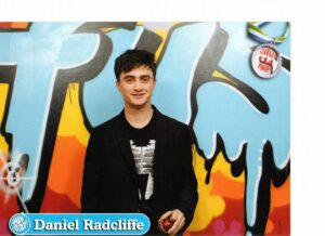 Daniel Radcliffe teen magazine pinup clipping Harry Potter black shirt Popstar