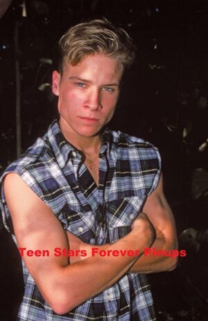 Brian Littrell young Backstreet Boys teen idol photo crossed arms