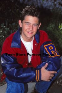 Brandon Call 4x6 or 8x10 photo vintage 90's red leather jacket