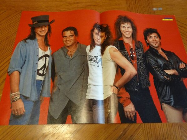 Jon Bon Jovi Bravo poster red background