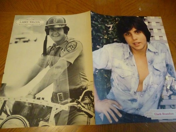 Clark Brandon Erik Estrada Larry Wilcox teen magazine poster magazine bulge Bop