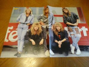 Europe teen magazine poster clipping Bravo ripped jeans 1980's