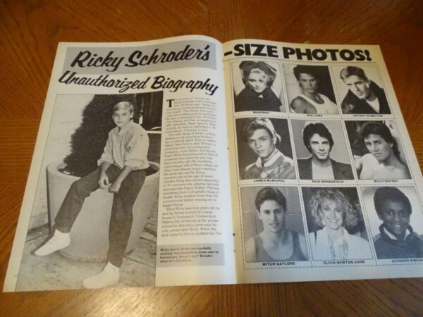 Ken Olandt Ricky Schroder teen magazine poster clipping Surrender Dorothy