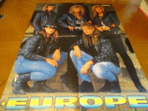 Europe teen magazine poster clipping Bravo tight jeans 1980's