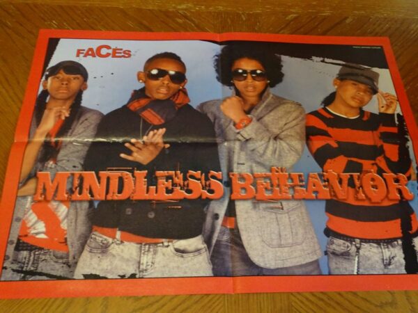 Mindless Behavior poster teen idols boyband