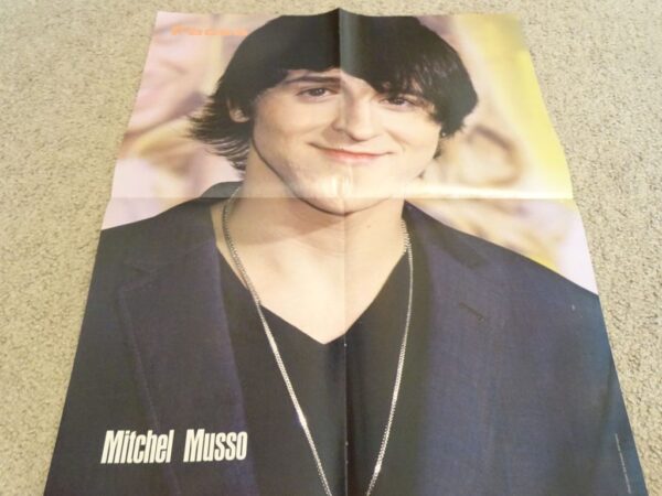 Mitchel Musso Robert Pattinson teen magazine poster clipping Faces Twilight