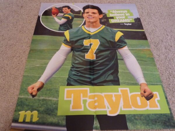 Taylor Lautner football uniform twilight teen idol