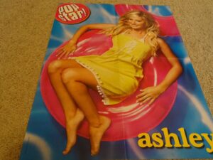 Ashley Tisdale barfoot inner tube yellow dress Popstar poster High School Musical