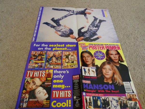 Hanson teen magazine poster clipping TV Hits poster MMMBOP I will come to you