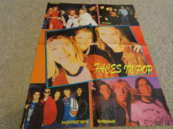 Jewel Hanson Backstreet Boys Spice Girls Silverchair teen magazine poster