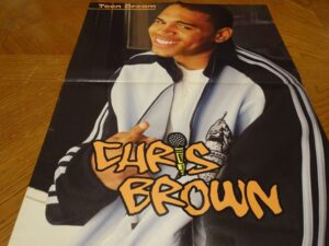 Chris Brown sharp Teen Dream poster teen stars forever pinups