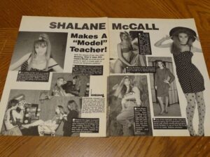 Shalane Mccall teen magazine pinup clipping makes a model teacher Teen Set