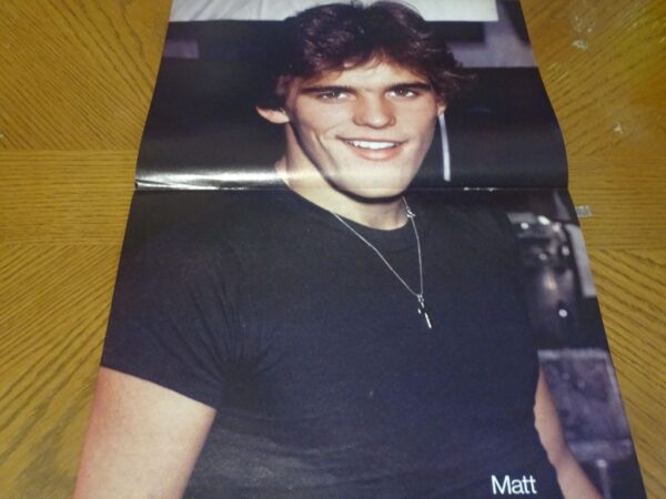 Matt Dillon teen magazine poster black shirt Teen Machine