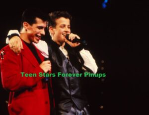 Danny Wood Joey Mcintyre New Kids on the block 1989 concert young photo