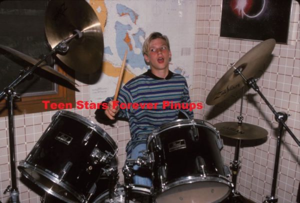 Nick Carter drums young teen idol Backstreet Boys photo