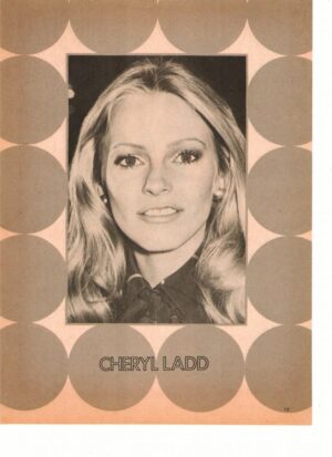 Cheryl Ladd Suzanne Somers teen magazine pinup clippings Charlie's Angels