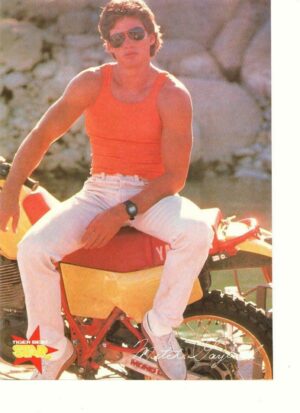 Mitch Gaylord The Monkees teen magazine pinup clipping muscles motorcycle