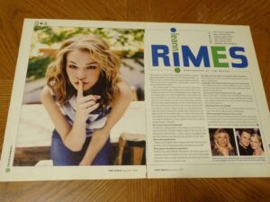 Leann Rimes teen magazine pinup clipping Teen People Country Star 90's Teen Beat