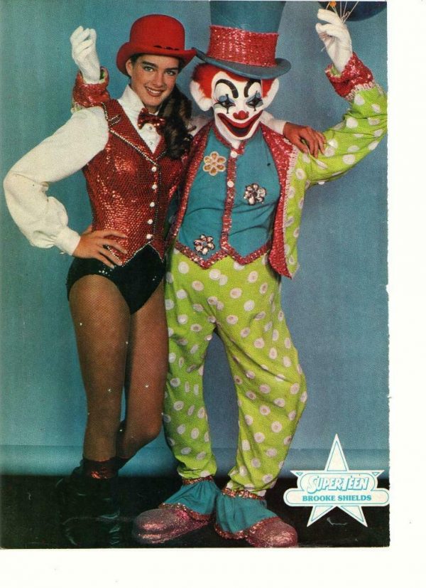 Brooke Shields clown friend Superteen