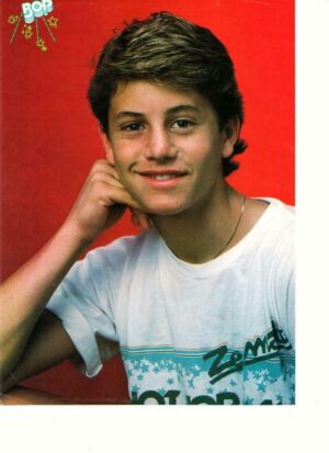 Kirk Cameron teen magazine pinup clipping Living Room Reset Christian Bop 1980's