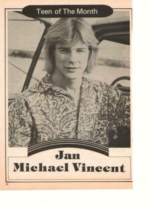 Jan Michael Vincent John Ritter teen magazine pinup clipping Buffalo '66