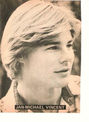 Jan Michael Vincent teen magazine pinup clipping White Boy 1970's