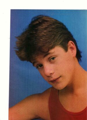 Sean Astin Michael J. Fox teen magazine pinup clipping muscles Goonies 1980's