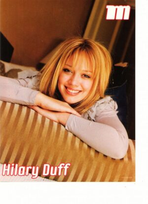 Hilary Duff looking couch
