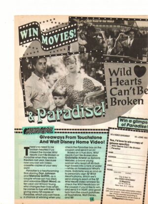 Elijah Wood teen magazine clipping Paradise movie news