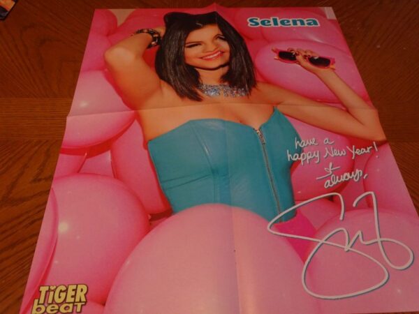 Selena Gomez pink balloons poster teen idol