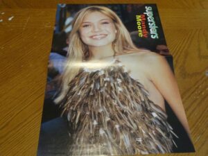 Mandy Moore BBBMAK teen magazine poster gold shirt Super Stars