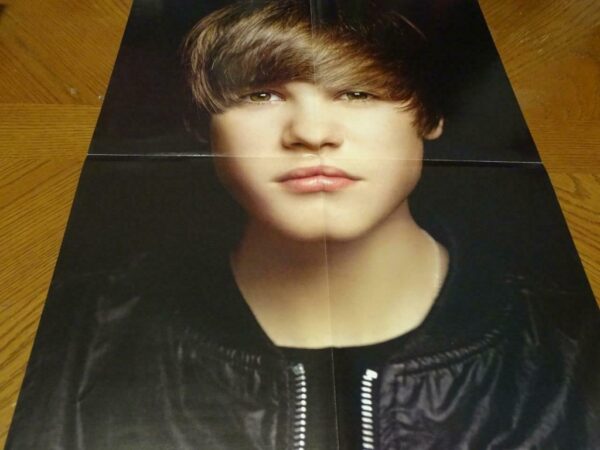 Justin Bieber young teen idol UK poster
