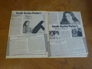 Sarah Jessica Parker teen magazine pinup clipping Teen Beat Footloose Dairy