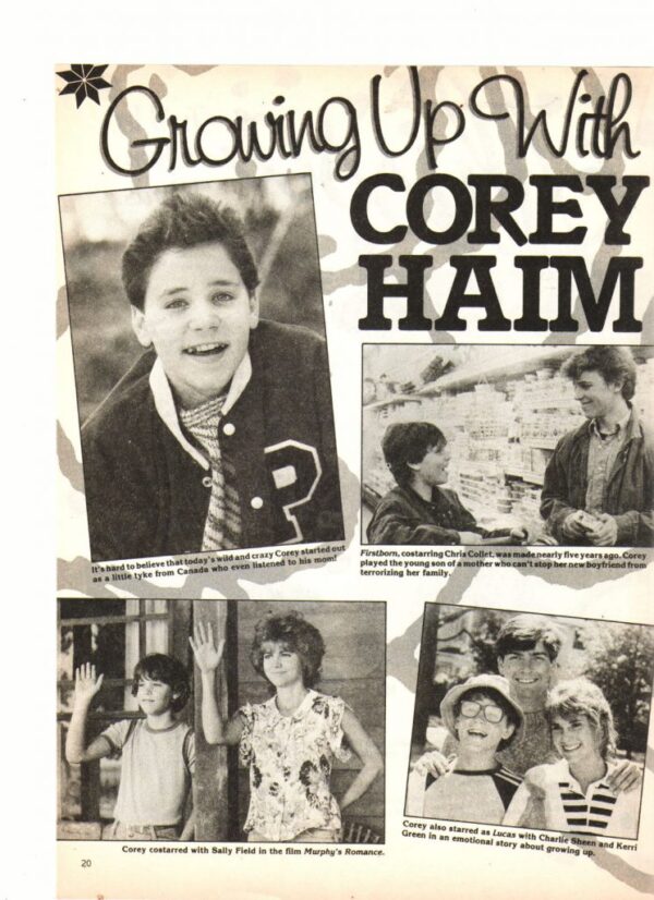 Growing up with Corey Haim