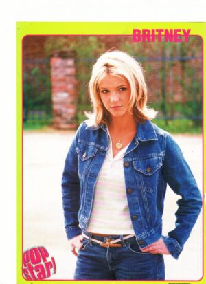 Britney Spears movie Crossroads jean jacket pinup first movie role