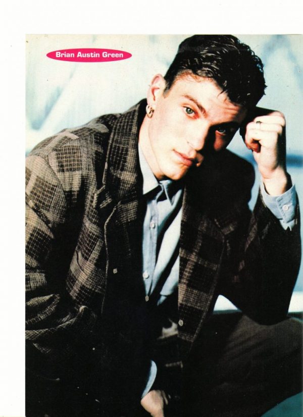 Brian Austin Greeen squatting